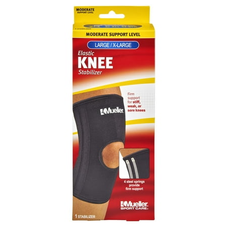 Mueller Sport Care Moderate Support Large/X-Large Elastic Knee Stabilizer, 1.0 CT