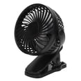 thumbnail image 3 of Mini ventilador USB W‑06, portátil, de escritorio, recargable, de bajo ruido, con clip, color negro, 3 of 14