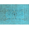 thumbnail image 1 of Ahgly Company Indoor Rectangle Oriental Light Blue Traditional Area Rugs, 2' x 3', 1 of 4