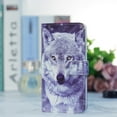 thumbnail image 2 of Galaxy S23 Wallet Cover Case for Samsung Galaxy S23 6.1" 2023, Allytech PU Leather Anti-Shock Folio Kickstand Magnetic Closure Detachable Lanyard Strap Card Slots Case for Samsung S23, Lovely Wolf, 2 of 3