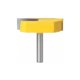 thumbnail image 1 of Fraise Defonceuse 8mm, Fraise Rabotage de Surface de Nettoyage de Fond, T-Track Routeur à Rainure en T Forme Routeur Bits, 8x57mm en Bas, Lame Jaune esquí esquí Gafas de esquí, 1 of 5