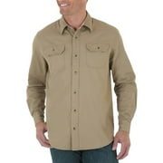Men's Long Sleeve Solid Twill Shirt