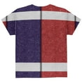 thumbnail image 2 of Fantasy Football Team Red and Navy All Over Youth T Shirt Multi YMD, 2 of 2