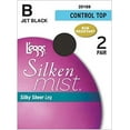 thumbnail image 2 of Silken Mist ControSilken Mist Metallic Control Top Pantyhose, 2 Pack - Style 20169l Top Pantyhose, 2 Pack - Style 20169, 2 of 2