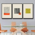 thumbnail image 3 of IDEA4WALL 3 Piece Framed Canvas Wall Art for Living Room, Bedroom Mattis and Brutalist Canvas Prints for Modern Home Decoration Ready to Hang, 3 of 5