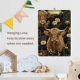 thumbnail image 4 of FORMRS Acrylic Clipboard with Low Profile Clip Standard A4 Letter Size, 12.5" x 9", Cows and Flowers, 4 of 8