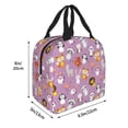 thumbnail image 4 of Kdxio Lovely Animals Print Insulated Lunch Bag,Reusable Tote Lunch Box for Women Men,Leakproof Cooler Lunch Bags for Work Office Travel Picnic, 4 of 6