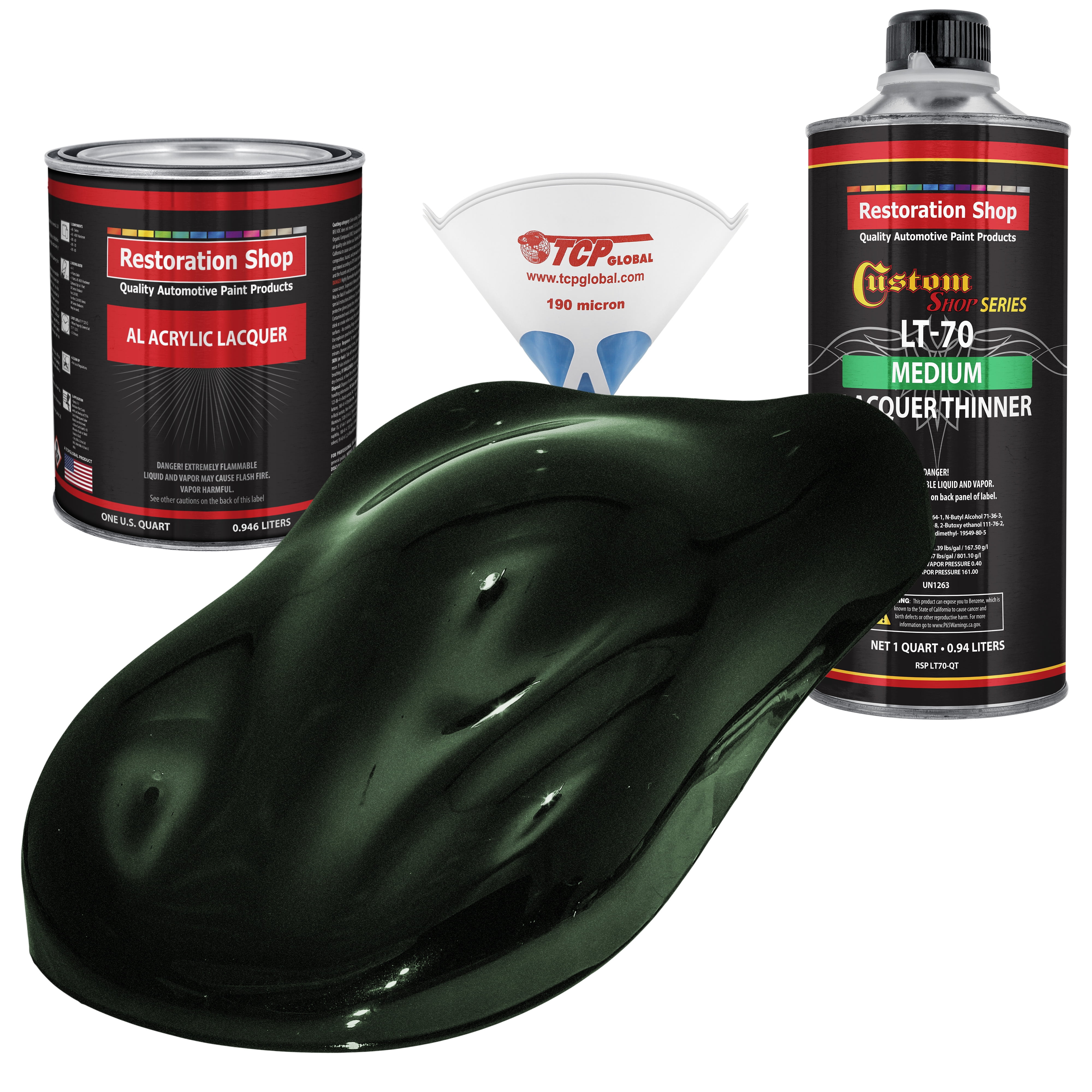 Restoration Shop British Racing Green Metallic Acrylic Lacquer Auto