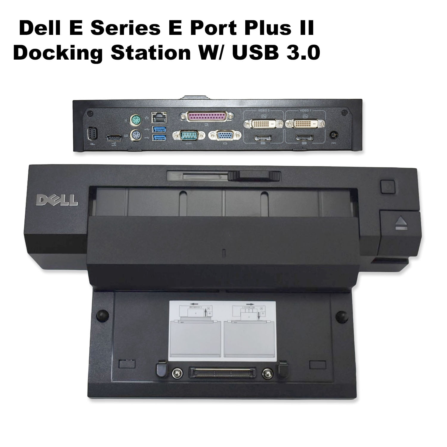 Open Box Dell E-Port Plus II Docking Station USB 3.0 Port Replicator 35RXK PR02X