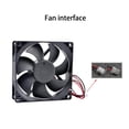 thumbnail image 2 of Cooling Fan 5V1V24V 3D Printer Car Projector Purifier DC Fan Exhaust Machine 120*120*25mm Motherboard Exhaust Fan B1 ,High-Efficiency, 2 of 7