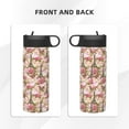 thumbnail image 3 of Fuzoiu Purple Watercolor Flowers Print 18oz Insulated Sports Kettle, Outdoor Sport Gym Stainless Steel Water Bottle With Straw Lid, 3 of 8