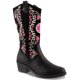 thumbnail image 1 of Bota Vaquera para Dama Dominiq Mod. 1396 con Bordado Floral, 1 of 5