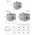 thumbnail image 2 of Texas Star Navy Blue Toaster Cover 2 Slice, Small Kitchen Appliance Covers, Farmhouse Vintage Art Wooden Toaster Oven Cover with Loop, Bread Machine Cover Polyester Dust Cover Protection, 2 of 4