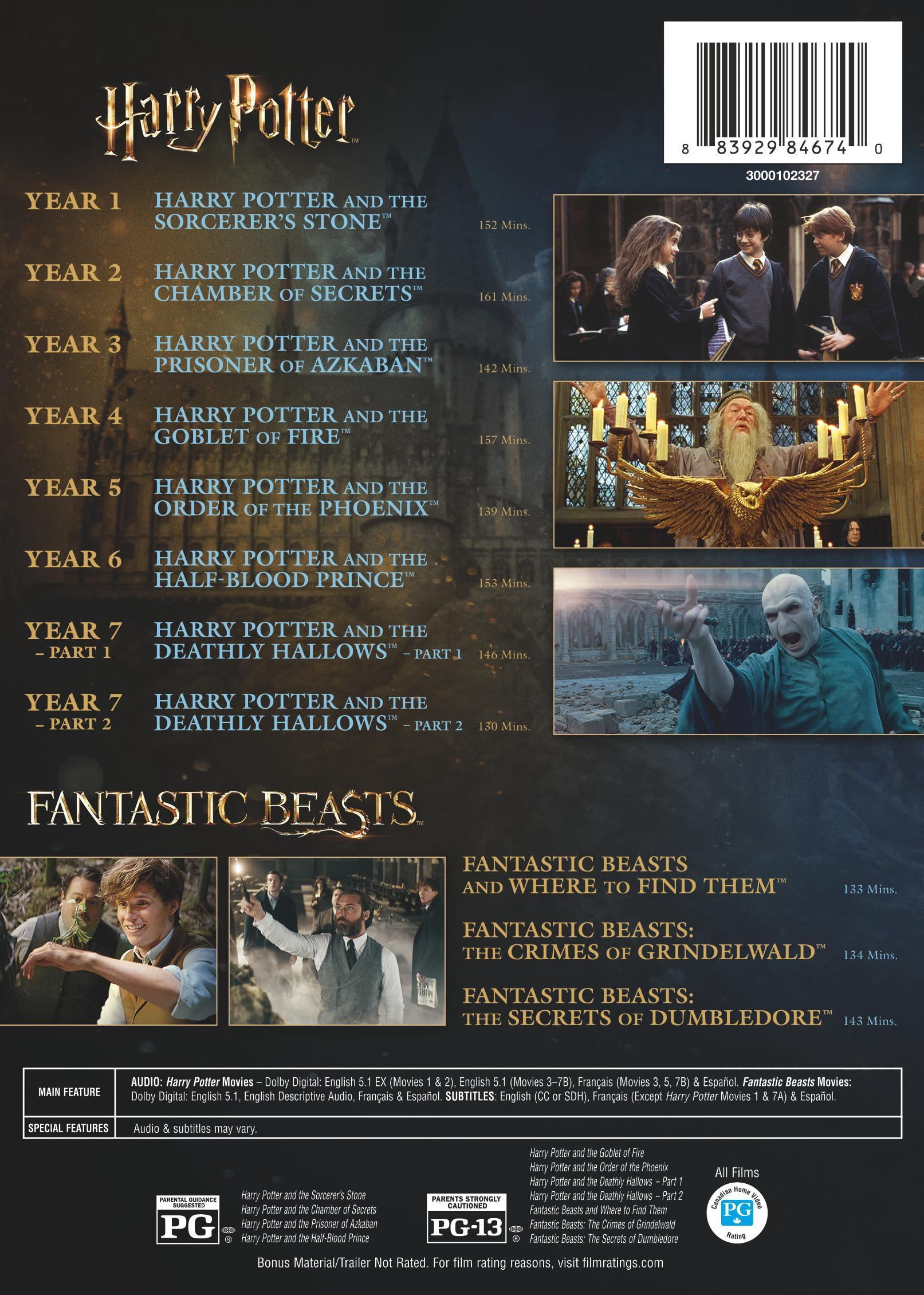 Wizarding World 11-Film Collection (DVD), Family, Warner Bros.