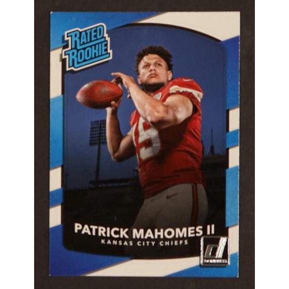 2017 Panini Donruss Rated Rookie Patrick Mahomes II #327 RC