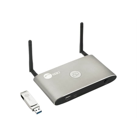 UPC: 0662774043593 | 4K Dual View Wireless Media Presentation Switch Gateway  For Meetings & Boardroom Presentation