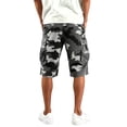 thumbnail image 3 of GrmtClth Camo Shorts Men Casual Relaxed Fit Outdoor Cargo Shorts Running Athletic Hiking Shorts Summer Active Shorts with Multi Pocket Black S, 3 of 4