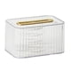 thumbnail image 1 of Funda para caja de pañuelos transparente, soporte para caja de pañuelos, dispensador de pañuelos para el hogar, el baño, el dormitorio, el tocador, 1 of 6