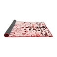 thumbnail image 2 of Ahgly Company Indoor Round Oriental Red Industrial Area Rugs, 8' Round, 2 of 4