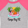 thumbnail image 4 of Inktastic Tampa Bay Florida Flamingo Girls Baby Bodysuit, 4 of 5
