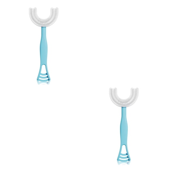 Cepillo de bebé ergonómico de doble cara de silicona Naiovety CBP078531