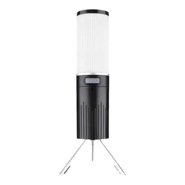 Naiovety Luz de Camping multifuncional para viajes al aire libre, linterna portátil y duradera para acampar, senderismo y acampada Estufas de camping negro