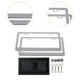 thumbnail image 6 of Nishiyuenyi 2Pcs License Plate Frame for Women with Rhinestones Professional Accessories Multi, 6 of 9