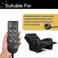 thumbnail image 4 of 6 Button Remote For Recliners 5 Pin Lift Chair Handset Controller Hand Control For Power Furniture Edition 062, 4 of 5
