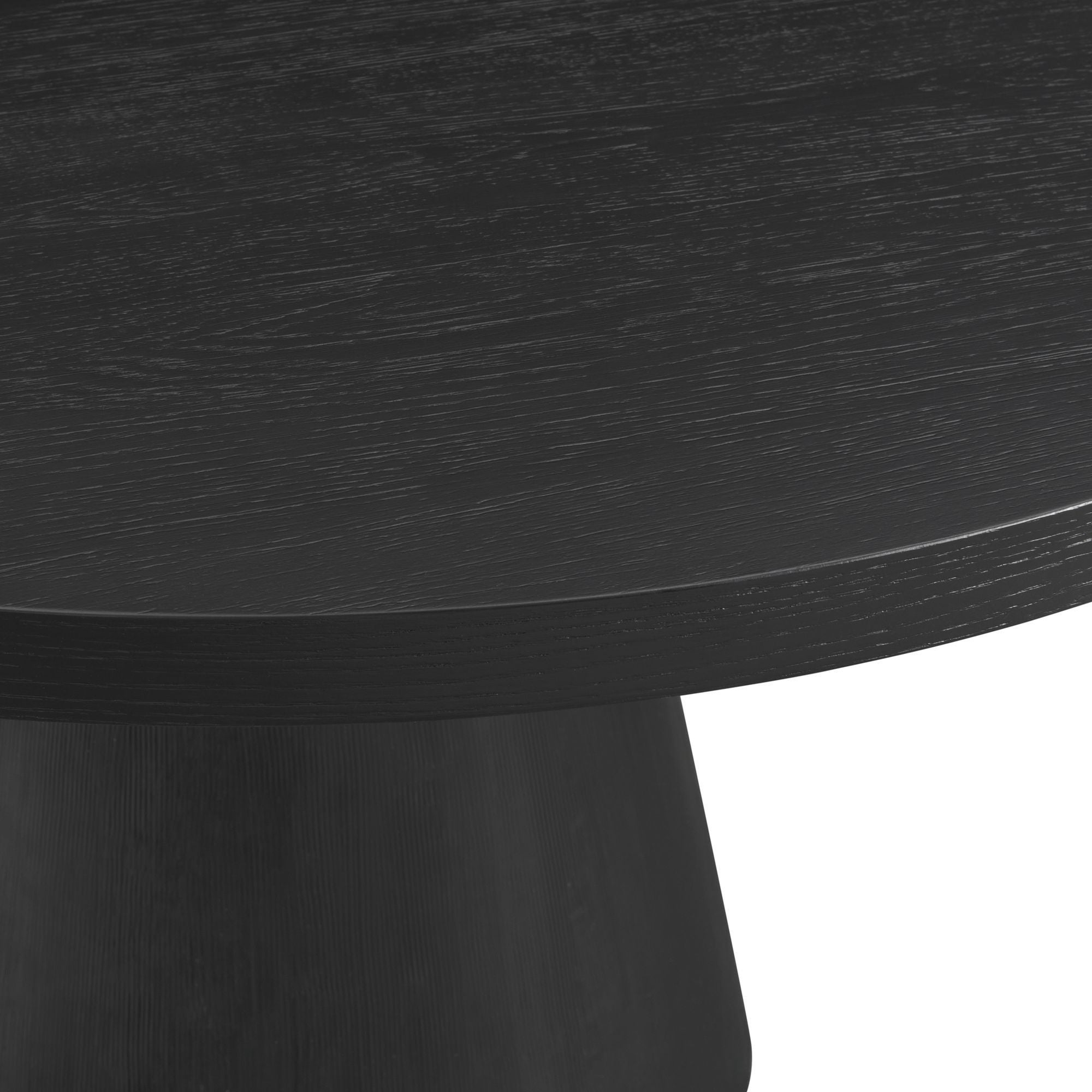 Picket House Furnishings Canal Round Dining Table in Black