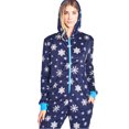 thumbnail image 5 of Ashford & Brooks Women's Mink Fleece Hooded One Piece Pajama Jumpsuit, 5 of 5