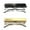 Black and Gold, variant on EYE ZOOM 2 Pack Compact Light Metal Portable Reading Glasses with Pocket Hard Case for Men and Women, Black, +3.00