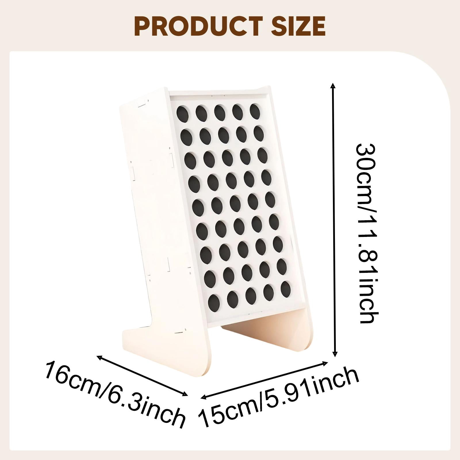 Dualoai Marker Organizer 45 Slots Art Supply Marker Rack for Art Brushes Office Desk