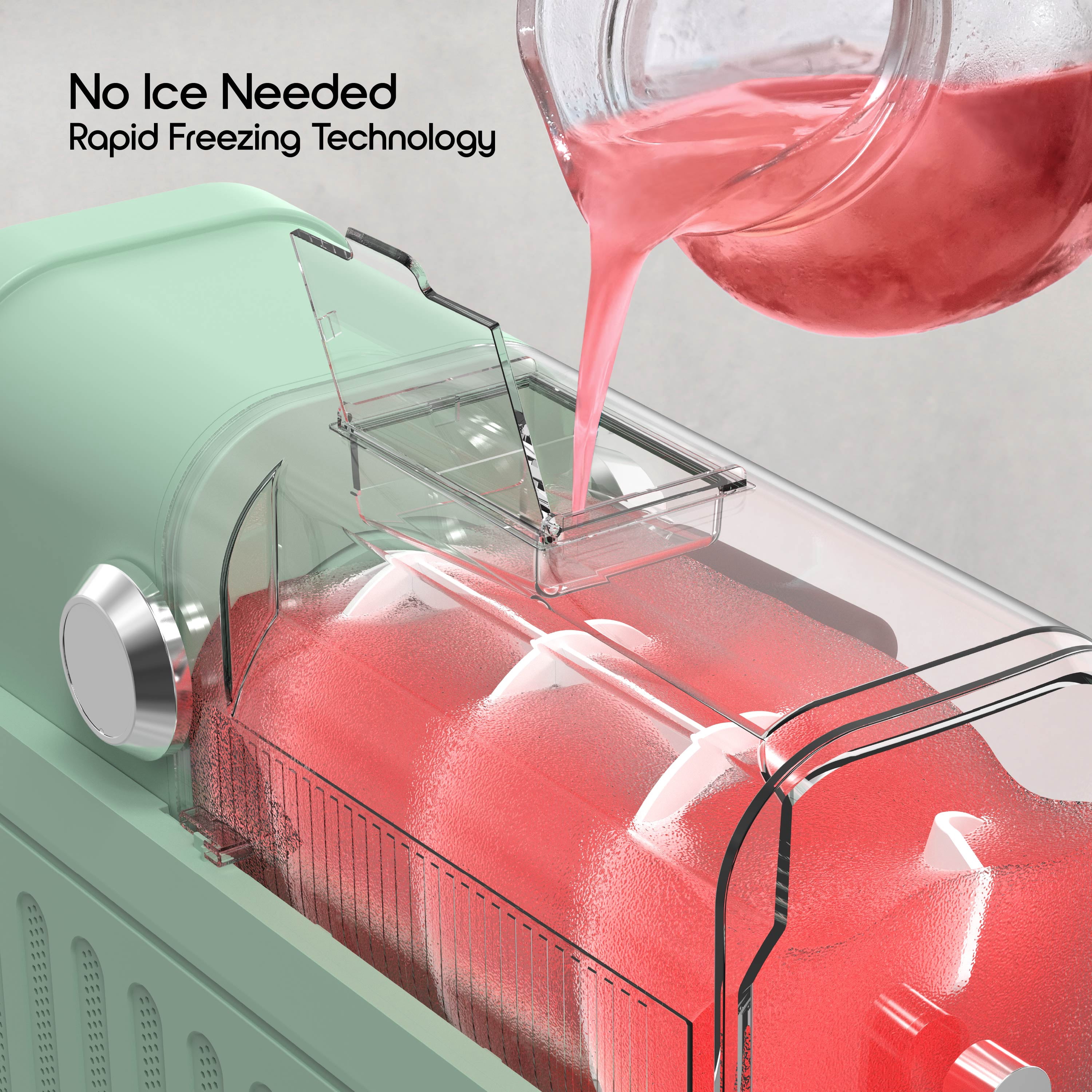 Puree 2.6L Slushie Machine & Soft Serve Ice Cream Maker with Rapid Freezing Technology – Frozen Drink Machine, Slushie Maker, Margarita Machine for Home