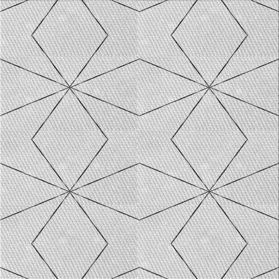 Ahgly Company Machine Washable Indoor Square Transitional Platinum Gray Area Rugs, 5' Square