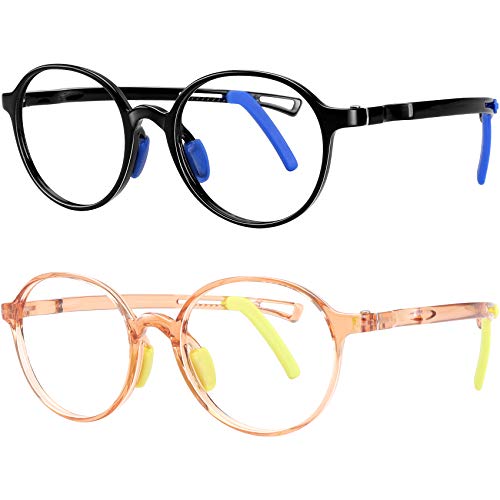 STORYCOAST Kids Blue Light Blocking Glasses Girls Boys 2 Pack Anti
