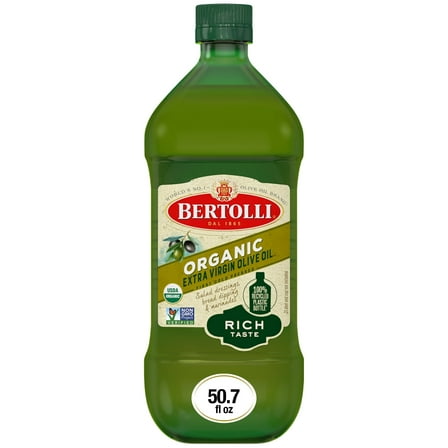 Bertolli Organic Extra Virgin Olive Oil, Rich Taste, 50.7 fl oz