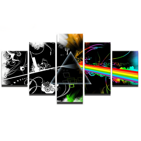 Epikkanvas Empowered Living 5 Pcs Pink Floyd Canvas 5 Piece Modern Artwork For Office And Home Wall Decor Walmart Canada