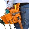 thumbnail image 2 of Portable Pouch Vintage Tool Bag Holder Storage Bag for Woodworking Carpenter Electrician, 2 of 9