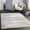 Navy, Beige, Cream / Banana, variant on Hauteloom Banana Living Room, Bedroom Area Rug - Modern - Blue, Beige - 5'2" x 7'