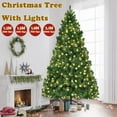 thumbnail image 3 of Noble Christmas Tree 4/5/6/7ft With Lights / Pre Lit / Fiber Optic LED / Snowy Flocked, 3 of 20