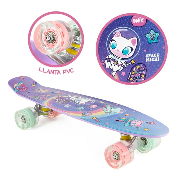 Patineta Onix Unicornio Space Misty Morado para Niña