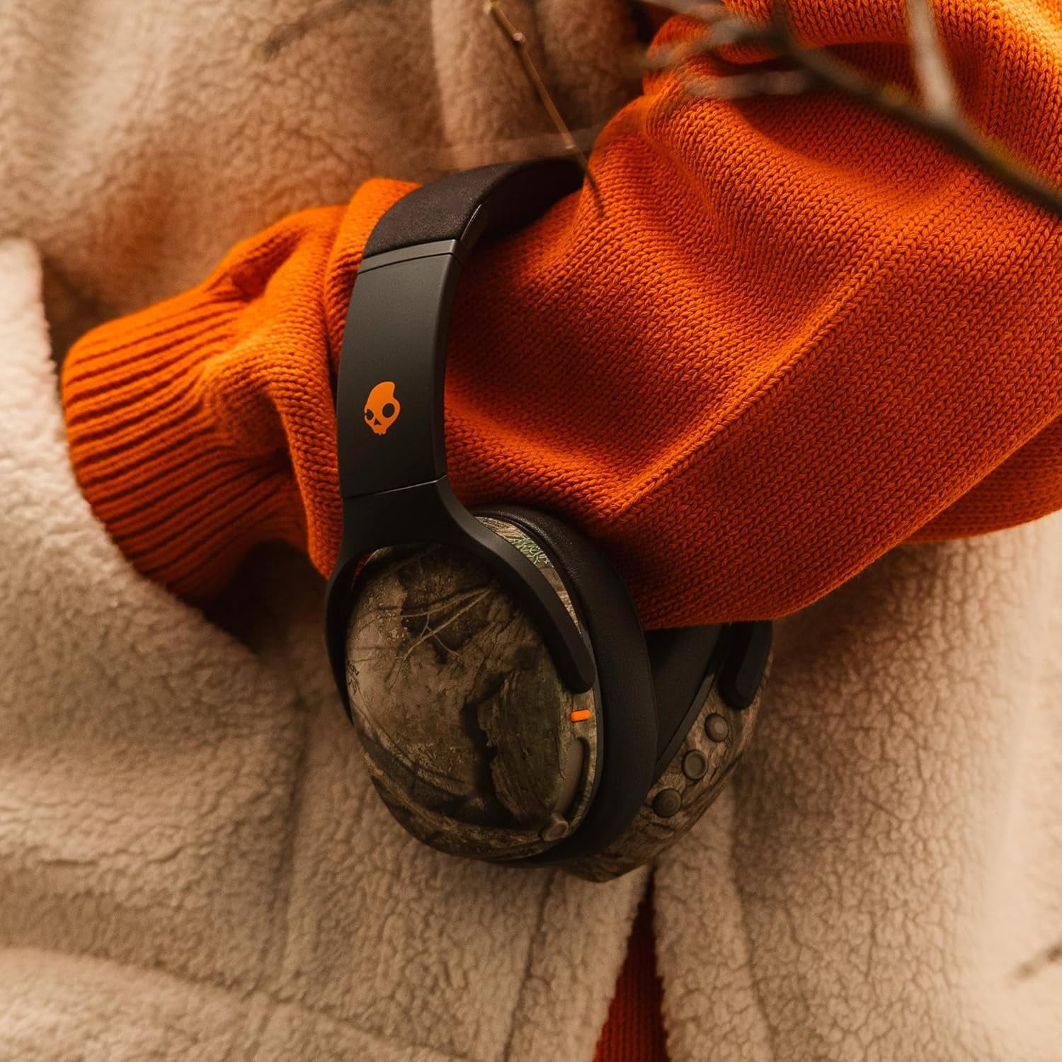 Skullcandy Crusher EVO Over-Ear Headphones, Orange, Large