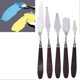 thumbnail image 1 of 5 Pcs Palette Scraper Set Oil Painting Stainless Steel Spatula Blade for Multiple Purpose, 1 of 3