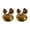 Gold-color_8mm, variant on Vintage Smiling Cats Earrings For Cartilage Piercing Stretching Expander Fashion Body Piercing Jewelry