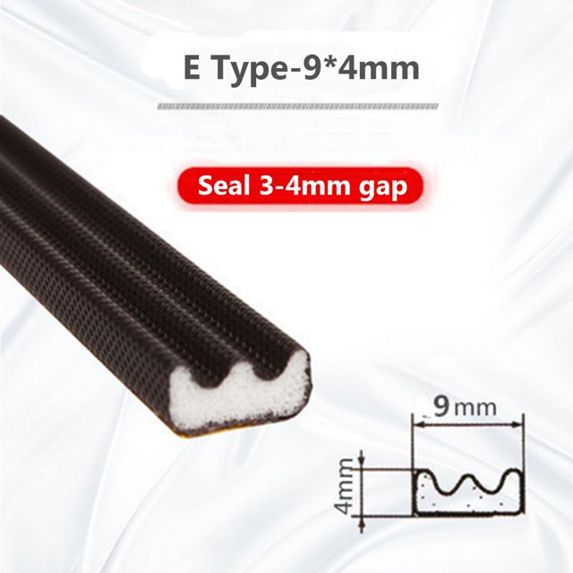 5M PU Foam AntiCollision Gap Filler Soundproof Sealing Strip Weather