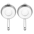 thumbnail image 4 of 2pcs Large Hole Cold Shrimp Colander, Handheld Kitchen Strainer, Mesh Skimmer for Vegetables, Fruits, Food, Home and Restaurant Use, 4 of 5