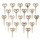 thumbnail image 1 of Matsuzay 1-20 Números de de boda con forma de amor de madera Resistencia al desgaste con Base estable Exquisitos signos de números de Decoración del hogar, 1 of 6