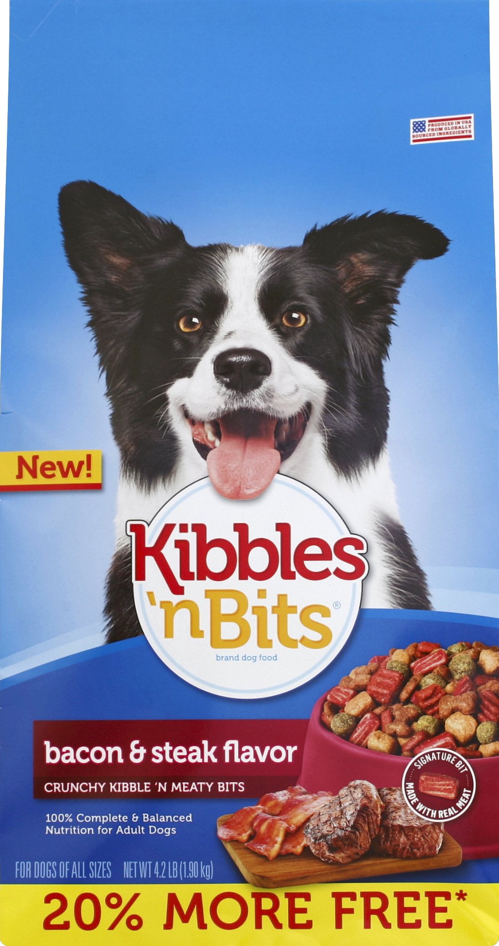 company that makes kibbles and bits dog food