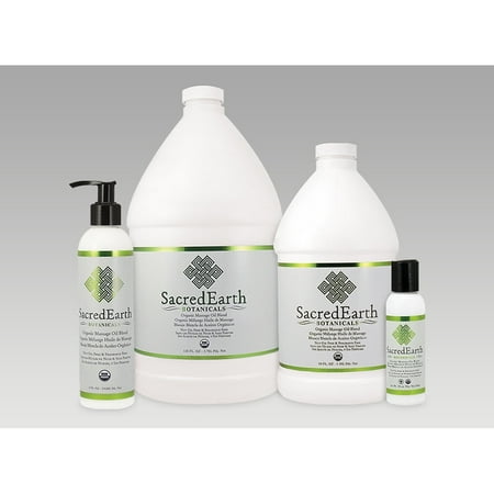 Sacred Earth Botanicals Certified Organic Massage Oil by Massage Tools - 1 Gallon, 128 oz.