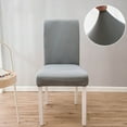 thumbnail image 4 of Kyusrd Solid Color Brushed High Elastic Chair Cover Soft And Comfortable Chair Seat Cover -proof And- Chair Slipcover Suitable For Dining Chair, 4 of 4